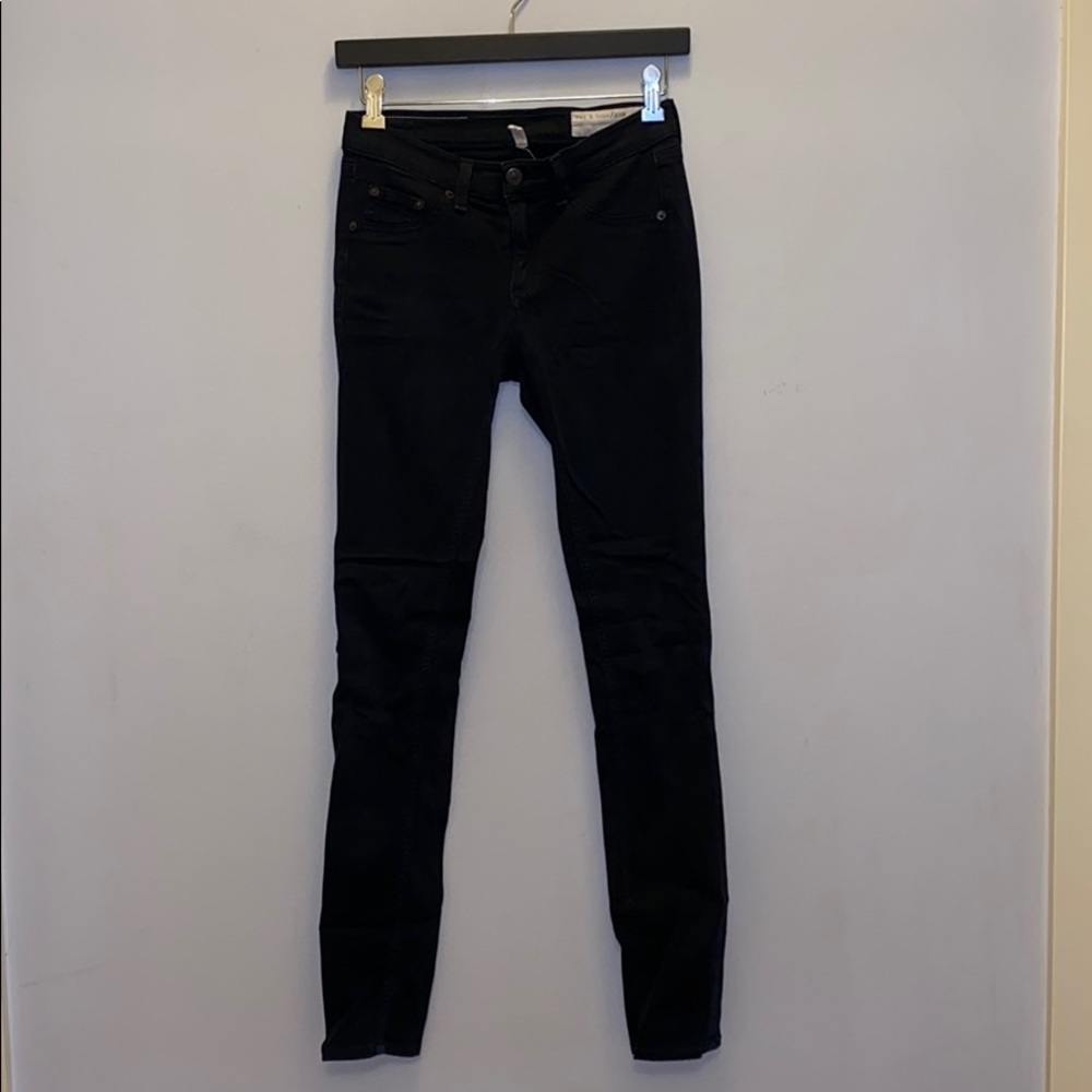 Rag and bone skinny legging black 25